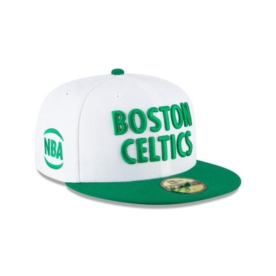 Green Boston Celtics Hat - New Era NBA City Edition 59FIFTY Fitted Caps USA4750326